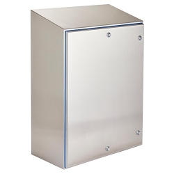 nVent Hoffman HSDH242012SS HyShed Enclosure, 24 in L x 20 in W x 12 in D, NEMA 4/4X/12/EEMAC /IP69K/IP66/IP69 NEMA Rating, 304 Stainless Steel