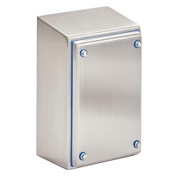 nVent Hoffman HSDS090604SS HyShed Enclosure, 9 in L x 6 in W x 4 in D, NEMA 4/4X/12/EEMAC /IP69K/IP66/IP69 NEMA Rating, 304 Stainless Steel