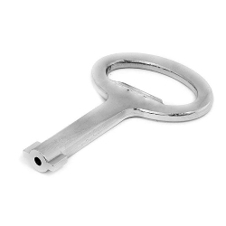 LSK503 Enclosure Key With nVent HOFFMAN Logo, For Use With DIN 3 mm Lock, Steel