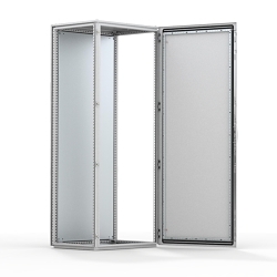 nVent MCS20066PER5 Single Door Enclosure, 600 mm W x 600 mm D, NEMA 12/13/IK10/IP55 NEMA Rating, Steel