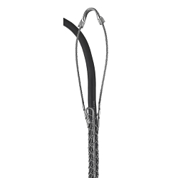 Hubbell Wiring Device-Kellems 02203013 Standard Duty Rod Closing Split Mesh Single Eye Single Weave Support Grip, 790 lb Breaking Strength, 0.5 to 0.62 in Cable, Bronze, TiN Coated