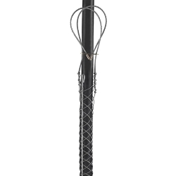 Hubbell Wiring Device-Kellems 02203069 Standard Duty Rod Closing Split Mesh Universal Eye Single Weave Support Grip, 1610 lb Breaking Strength, 1.2 to 1.49 in Cable, Bronze, TiN Coated