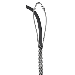 Hubbell Wiring Device-Kellems 02207012 Heavy Duty Lace Closing Split Mesh Single Eye Double Weave Support Grip, 4280 lb Breaking Strength, 1.25 to 1.49 in Cable, Bronze, TiN Coated