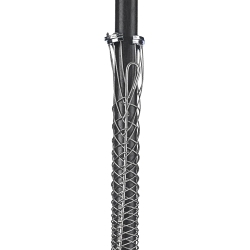 Hubbell Wiring Device-Kellems 02213003 Rod Closing Split Mesh Single Weave Ring Conduit Riser Grip, 1020 lb Breaking Strength, 0.75 to 0.99 in Cable, Bronze, TiN Coated