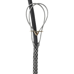 Hubbell Wiring Device-Kellems 02217018 Heavy Duty Closed Mesh Universal Eye Multi-Weave Service Drop Support Grip, 870 lb Breaking Strength, 0.35 to 0.44 in Cable, Bronze, TiN Coated