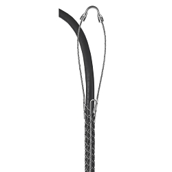 Hubbell Wiring Device-Kellems 02403018 Standard Duty Rod Closing Split Mesh Single Eye Single Weave Support Grip, 450 lb Breaking Strength, 1.25 to 1.49 in Cable, Stainless Steel