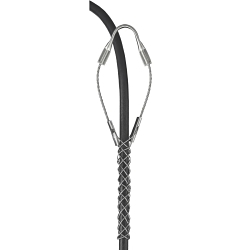 Hubbell Wiring Device-Kellems 02416009 Light Duty Closed Mesh Single Eye Single Weave Service Drop Support Grip, 2050 lb Breaking Strength, 0.7 to 0.81 in Cable, Stainless Steel