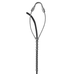 Hubbell Wiring Device-Kellems 02417004 Heavy Duty Closed Mesh Single Eye Multi-Weave Service Drop Support Grip, 1700 lb Breaking Strength, 0.41 to 0.5 in Cable, Stainless Steel