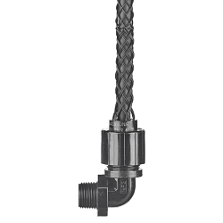 Hubbell Wiring Device-Kellems CG40890NM Form 2 Non-Metallic Standard Deluxe Cord Grip, 1/2 in Trade, (1) Conductors, 3/8 to 1/2 in Cable Openings, Nylon