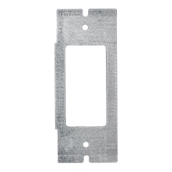 Hubbell Wiring Device-Kellems FBMPREC Standard Sized Faceplate With (1) Style Line®/Decorator Opening, 2/4/6 Gangs, Galvanized Stamped Steel