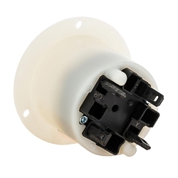 Hubbell Wiring Device-Kellems HBL2435ST HBL Flanged Inlet Locking Devices, 480 VAC, 20 A, 3 Poles, 4 Wires, White