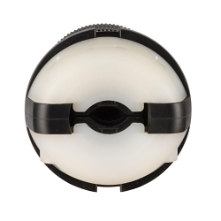 Hubbell Wiring Device-Kellems hbl2613st Locking Device, 125 V, 30 A, 2 Poles, 3 Wires, Black/White