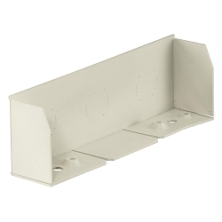 Hubbell Wiring Device-Kellems HBL6710BIV Standard End Cap With 1/2 in NPT Knockout, For Use With HBL6750 Series Metal Raceway, Rolled Steel, Ivory