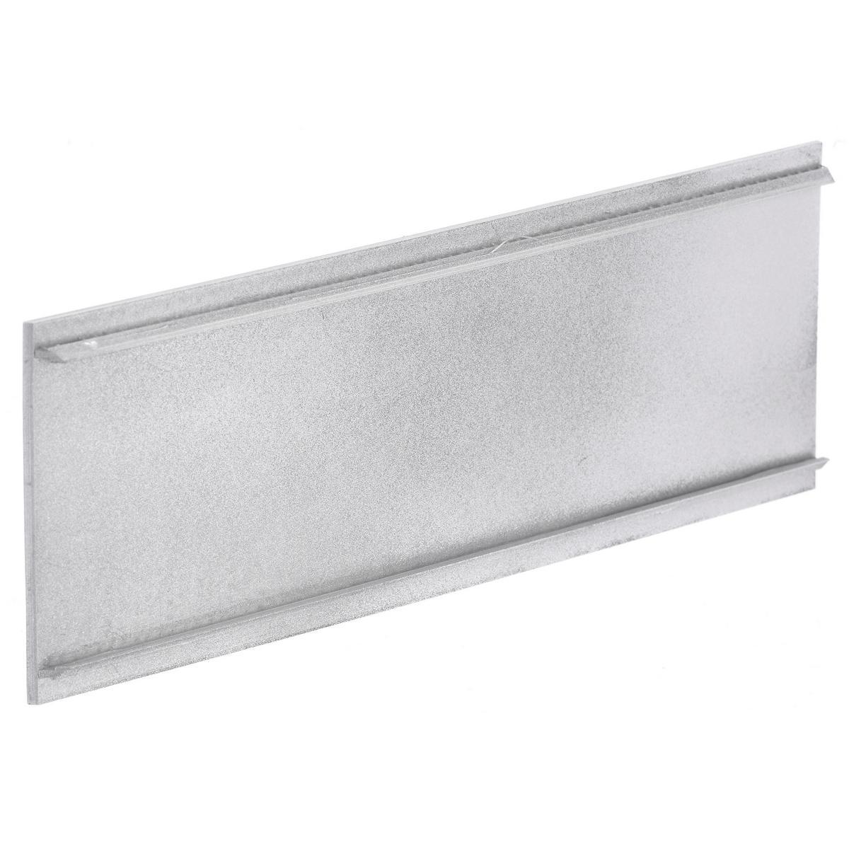 Hubbell Wiring Device-Kellems HBLALUBL Removable Standard Blank Cover Plate, For Use With HBLALU3800, HBLALU4800 Series Metal Raceway, Aluminum