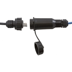 Hubbell Wiring Device-Kellems HI-Impact™ HI650EE Patch Cord, Cat 6, (8) 24 AWG UTP Stranded Copper Conductor, RJ45 Plug Connector, 50 ft L Cord