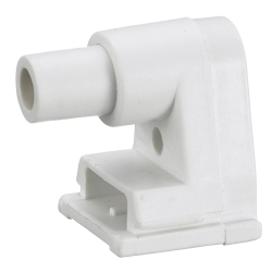 Hubbell Wiring Device-Kellems RL310 Slimline Plunger End Standard Fluorescent Lamp Holder, 660 W Lamp, 600 V AC, 1.1 A