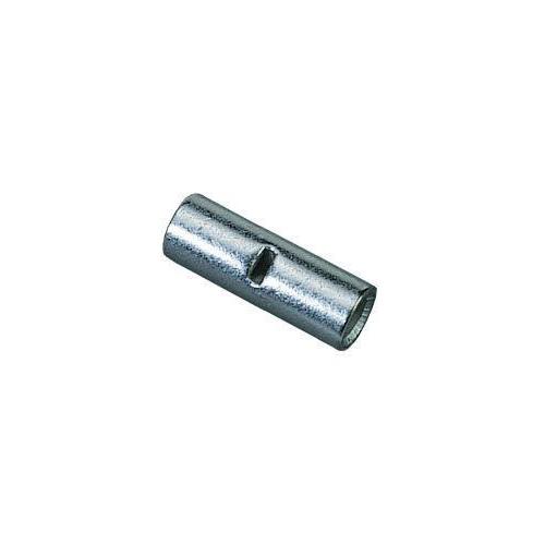 IDEAL 83-9051 Bare/Non Insulated Butt Splice, 4 AWG Conductor, 1.142 in L, Shouldered Barrel, Brass