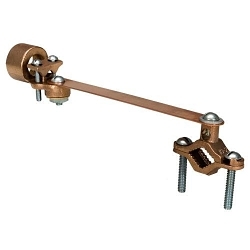 ILSCO ClearChoice® BGC-1-10SH Type BGCS Ground Clamp With Strap, 1 in Conduit, 10 to 3/0 AWG Conductor