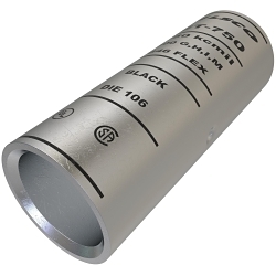 ILSCO SureCrimp® CT-750 CT Series Short Barrel Compression Sleeve, 750 kcmil Copper Conductor, Die Code: I-106, 3-3/8 in L, Copper