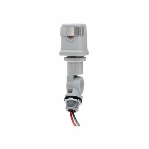 Intermatic K4221C K4200 Stem and Swivel Mounting Photocontrol, 120 V AC, 1800 W Tungsten, 100 VA Ballast, Box/Fixture Mount, Polycarbonate
