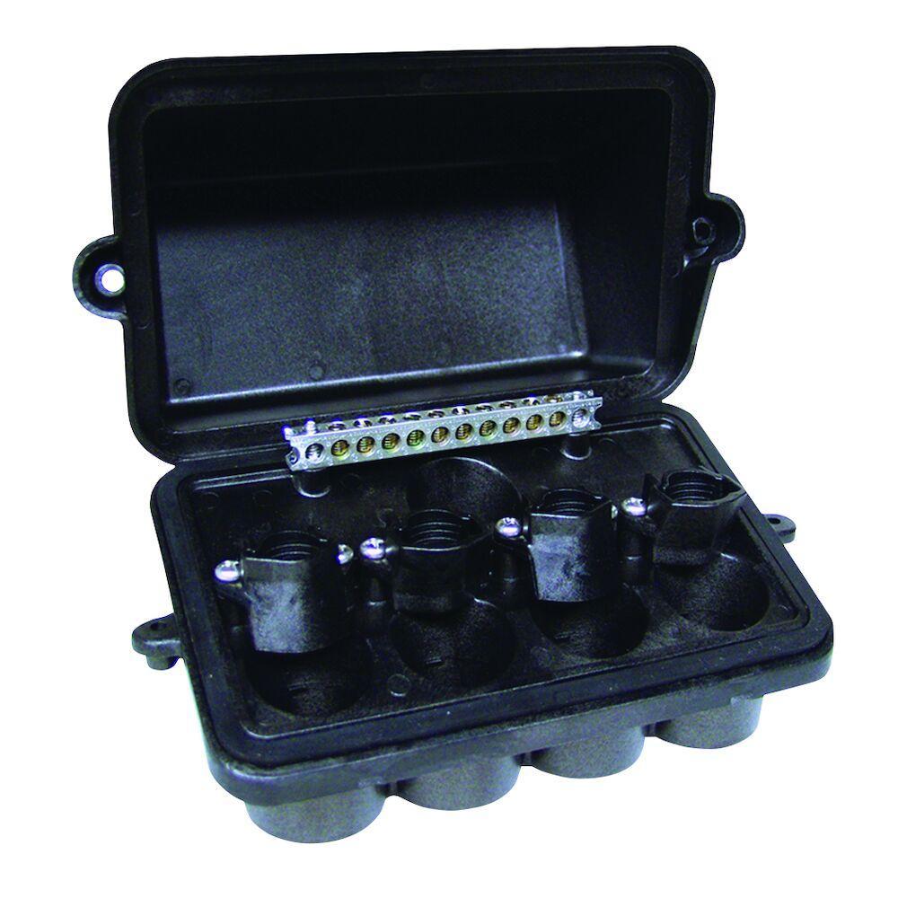 Intermatic PJB4175 Light Junction Box, 7-1/2 in H x 4-3/4 in W x 5 in D, Polymeric