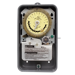Intermatic T1975EHDR T1900HD Heavy Duty Mechanical Time Switch, 15 min to 24 hr Setting, 480 V AC, 0.5 hp, 1 hp, 1CO 1 Form C SPDT Contact, 1 Poles