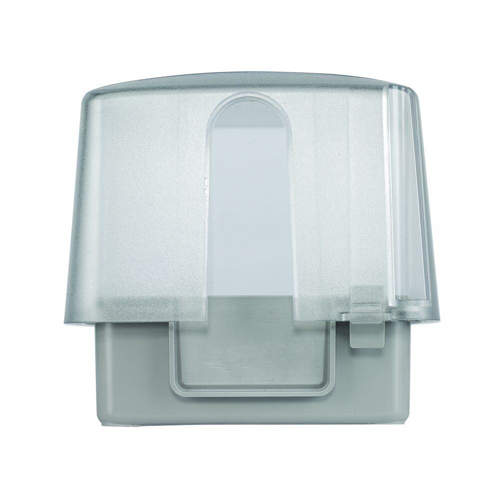Intermatic WP5500C Heavy Duty Non-Metallic Weatherproof While-In-Use Cover, 6-1/2 in L x 6-1/2 in W x 4-3/4 in D, Receptacle Cover, Polycarbonate