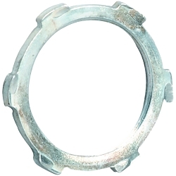 Killark KILLN3 Z Series Conduit Locknut, 1 in NPT Thread, For Use With IMC/Rigid Conduit Fittings, Steel, Electro-Zinc Plated