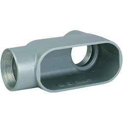Killark CorroSAFE 7® Duraloy® 7 LB67SA Type LB Conduit Body, 2 in Hub, 7 Form, 48 cu-in Capacity, Copper Free Aluminum, Electrostatic Powder Coated