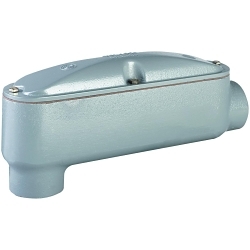 Killark MOLB-8 MOL Type LB Conduit Body, 3 in Hub, Mogul Form, 240 cu-in Capacity, Aluminum, Powder Coated