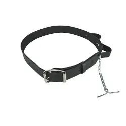 Klein 5207L Heavy Duty Electrician's Tool Belt, Size L, Leather, Black