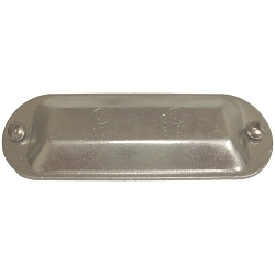 Allied Tube & Conduit C5KON Raised Dome Conduit Body Cover, 2 in Hub, Stamped Steel