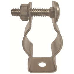Allied Tube & Conduit HCS8KON Conduit Hanger With Nut and Bolt, 3-1/2 in Conduit, 200 lb Load, Carbon Steel