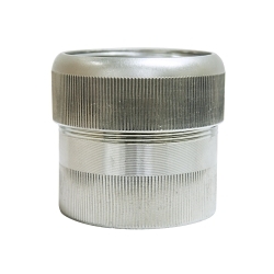 Allied Tube & Conduit Universal Super Fitting™ SEC400KON 3-Piece Straight Compression Coupling, 4 in, For Use With Threaded GRC/IMC to Threaded GRC/IMC, Threaded GRC/IMC to Unthreaded GRC/IMC, Threaded GRC/IMC to Thin Wall EMT Conduit, Steel, Zinc Plated