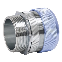 Allied Tube & Conduit SRCCR50KON Compression Connector, 0.5 in Trade, For Use With Metal box to threaded GRC/IMC Metal box to unthreaded GRC/IMC Metal box to thin wall EMT Metal box to PVC, Steel, Zinc