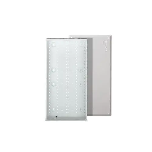 Leviton Structured Media® 47605-28W Media Enclosure With 29.32 in H x 0.2 in D Cover, For Use With Voice, Data, Video Wiring or Multiple Dwelling Unit Module, 28 in Enclosure, Surface Mount, Steel