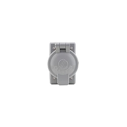 Leviton 7770 Weather Resistant Cover Plate, 4.56 in L x 3.26 in W, Cast Aluminum