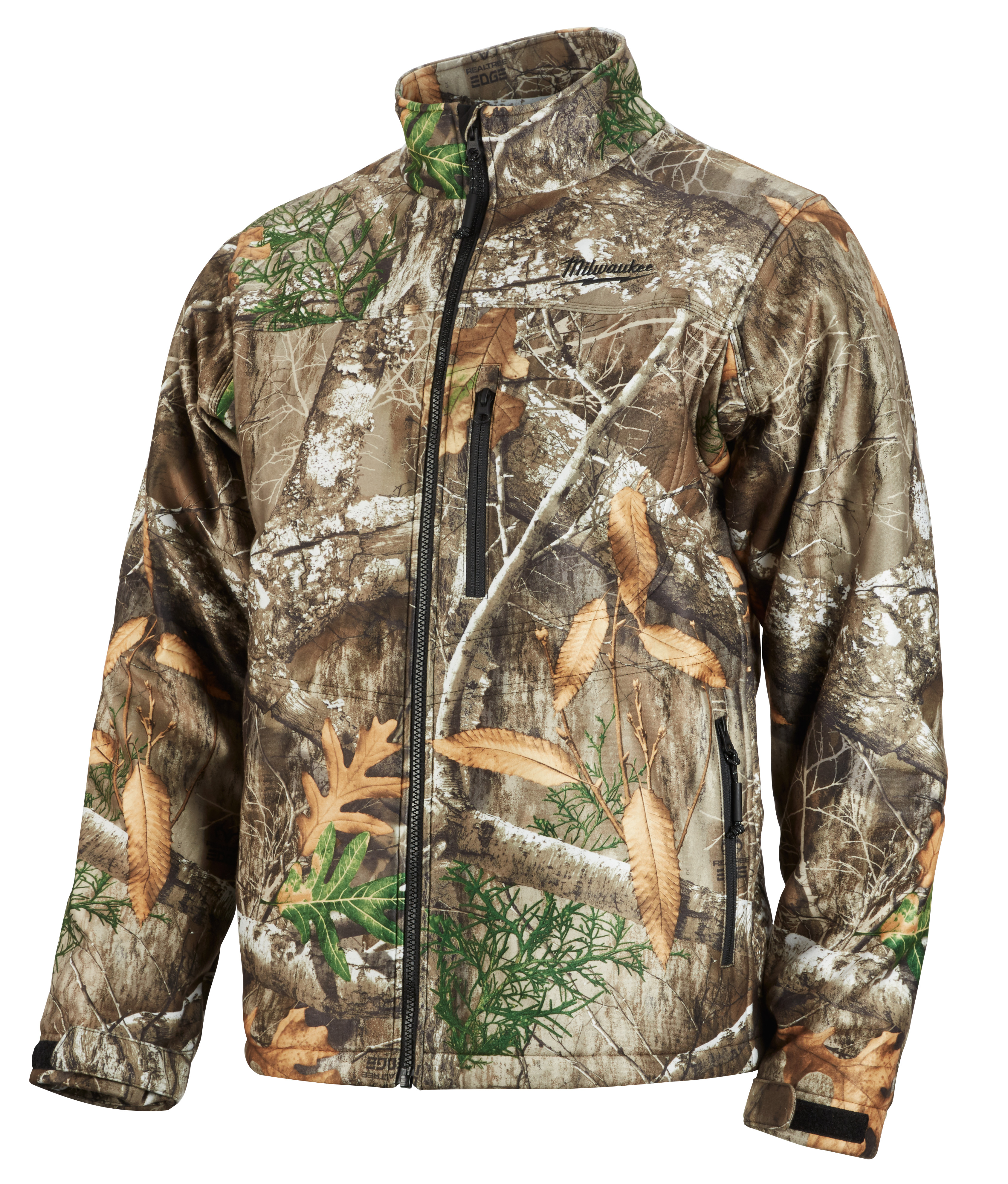 Milwaukee M12™ 222C-212X Insulated Heated Jacket Kit, 2XL, RealTree Edge® Camouflage, Polyester/Brushed Tricot Lining, 46 to 48 in Chest, Resists: Water and Wind
