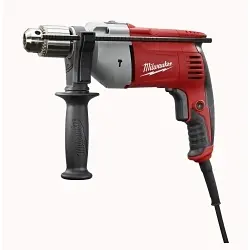 Milwaukee 5376-20 Compact Corded Hammer Drill, 1/2 in Keyed Chuck, 120 V AC, 11-1/2 in OAL