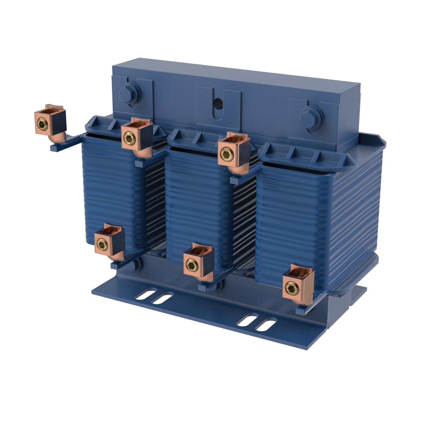 MTE RLW-005503 Line/Load Reactor, 208 to 690 V AC, 55 A, 15 to 50 hp, 0.48 mH, 3 and 5 % Impedance, 6 in H x 7.2 in W