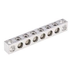 Polaris 2/0-14-818 Multiple Connector Neutral Bar, 4-3/4 in L 0.56 in W 3/4 in H