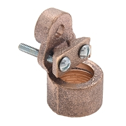 Polaris GHM-75 GHM 360 deg Swing Grounding Hub, 3/4 in Trade, 10 to 2/0 AWG Conductor, Thread Connection, Silicon Bronze