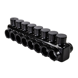 Polaris IPLD3/0-8 IPLD Double Sided Entry Multi-Tap Connector, 6 to 3/0 AWG Aluminum/Copper Conductor, Plastisol