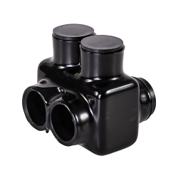 Polaris IT-750 IT Series Double Sided Entry Multi-Tap Connector, 250 to 750 kcmil Aluminum/Copper Conductor, Plastisol