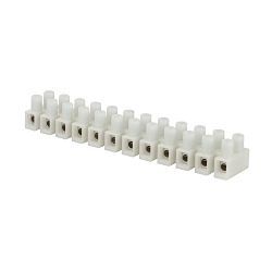 Polaris ITB30-12 ITB 12-Circuit Terminal Block, 300 V AC, 30/20 A, 22 to 10 AWG, 18 to 14 AWG Wire, Screw Mount