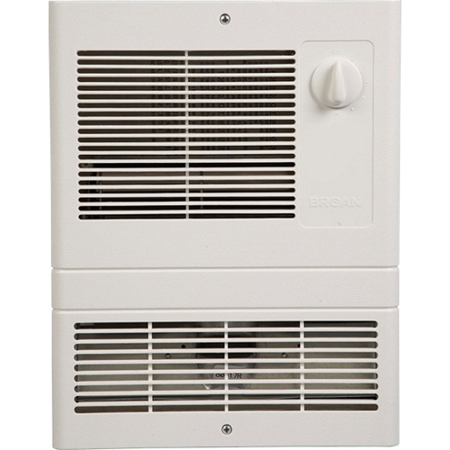 Broan 9815WH Fan Forced High-Capacity Heater, 1.5 kW, 240 V AC