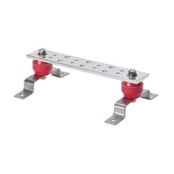 Panduit StructuredGround™ GB2B0514TPI-1 Telecommunication Flat Grounding Busbar, 24 in L x 2 in W, 600 V AC, Copper