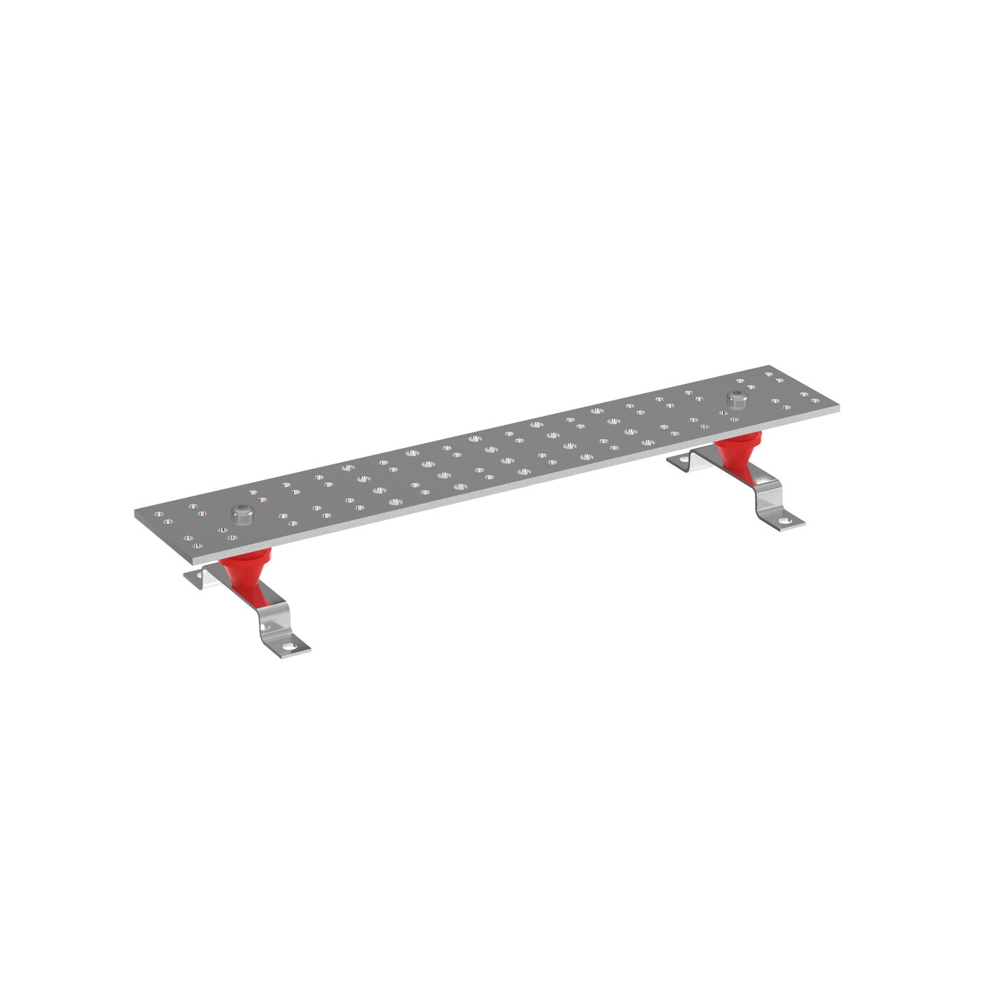 Panduit StructuredGround™ GB4B1028TPI-1 Flat Grounding Busbar, 24 in L x 4 in W, 600 V AC, Copper