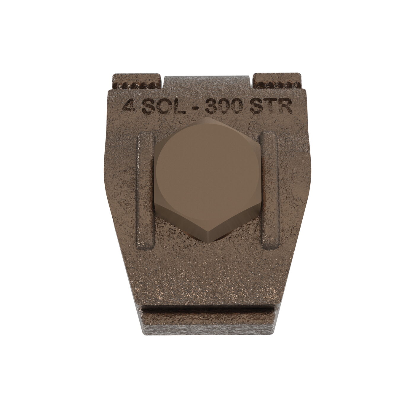Panduit StructuredGround™ GM-3-Q Grounding Clamp With Spacer, 2/0 AWG to 250 kcmil Conductor, Copper Alloy