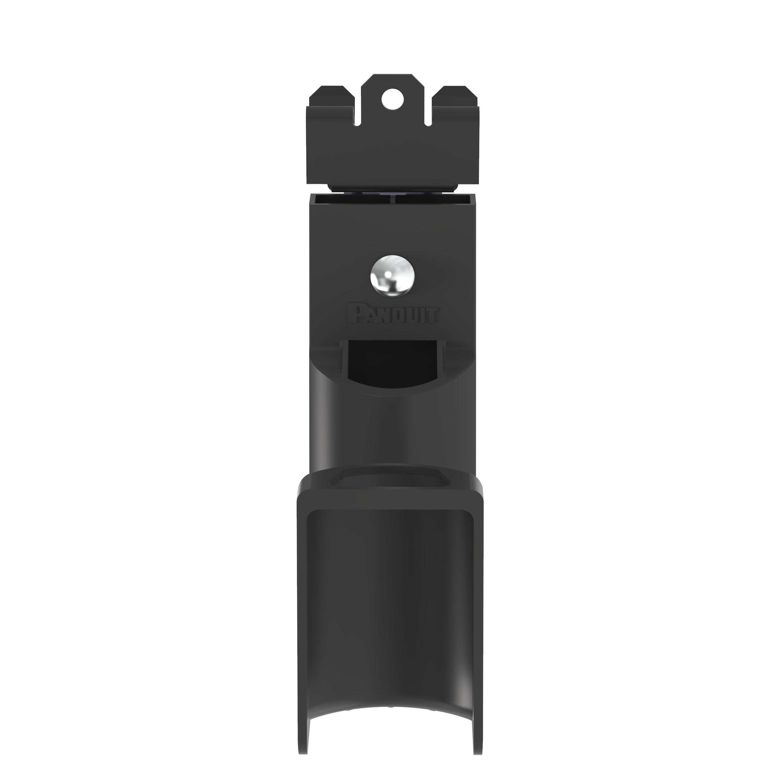 Panduit J-Pro™ StrongHold™ JP2HBC50RB-L20 J-Hook, 30 lb Load, Hammer-On Beam Clamp Mount, Metal/Nylon 6.6
